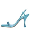 3juin Light Blue Eloise Sandals In Azzurro Blu E Verdi