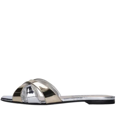 3juin Sandals Golden In Oro Metallici E Grigi