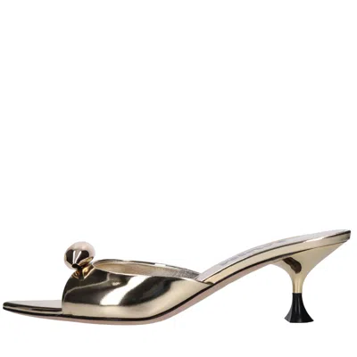 3juin Sandals Golden In Oro Metallici E Grigi