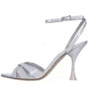 3juin Sandals Grey In Grigio Metallici E Grigi