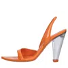 3juin Sandals Orange In Orange