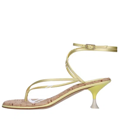 3juin Sandals Yellow In Giallo Vivaci