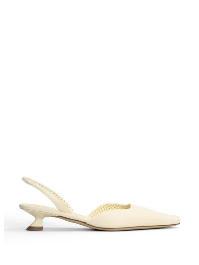 3juin Sophie Slingback Kitten-heel Pumps In Nude