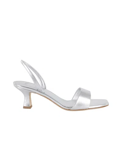 3JUIN 55MM METALLIC-FINISH SANDALS