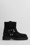3juin Suede Calf Leather Steve Boots In Black