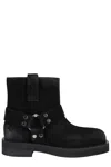 3juin Suede Calf Leather Steve Boots In Black