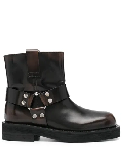 3juin Steve Ankle Boots In Brown