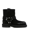 3juin Suede Calf Leather Steve Boots In Black