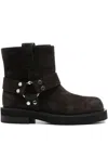 3juin Steve 020 Soul Studded Boots In Brown