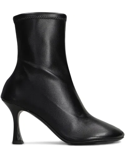 3JUIN STRETCH-LEATHER HEELED BOOTS