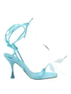 3juin Sandals Clear Blue In Light Blue