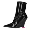3juin Woman Ankle Boots Black Size 8 Synthetisches Material In Black