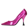 3juin Woman Pumps Fuchsia Size 8 Soft Leather In Fucsia Vivaci
