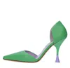 3juin With Heel Green In Verde Blu E Verdi