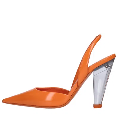 3JUIN 3JUIN WITH HEEL ORANGE