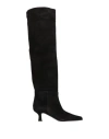 3juin Woman Boot Black Size 6 Leather