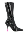3juin Woman Boot Black Size 8 Synthetisches Material In Black