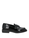 3juin Square-toe 35mm Leather Loafers In Black