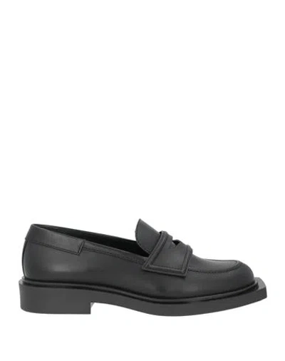 3juin Woman Loafers Black Size 8 Leather