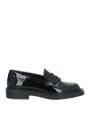 3juin Square-toe 35mm Leather Loafers In Black