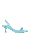 3juin Light Blue Eloise Sandals In Blue