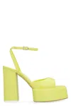 3juin Beth Sandals Green In Yellow