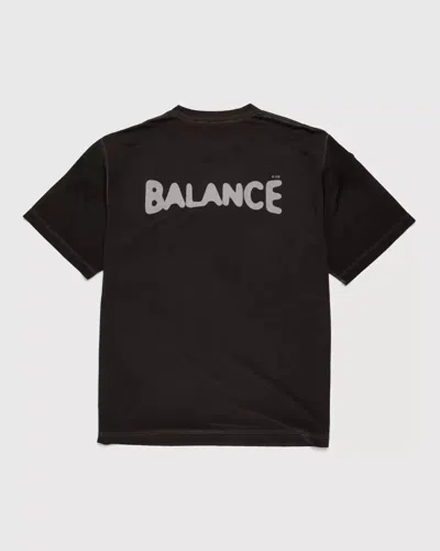 Pre-owned 3m X Highsnobiety Hs Sports Balance T-shirt Black Pigment - Xsmall