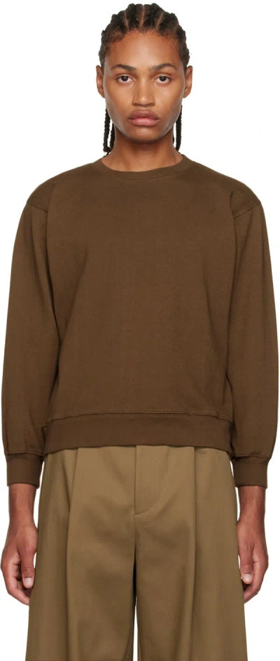3man Brown Rugby Sweatshirt