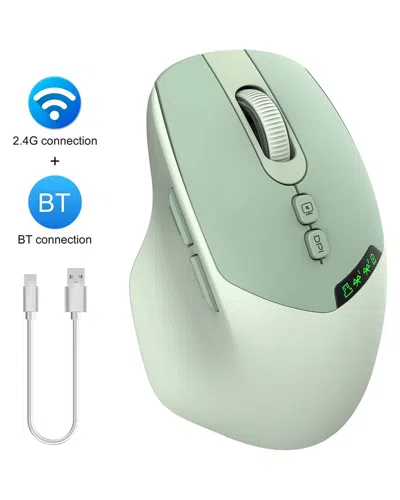 3p Experts 2.4g+bt Dual Mode Wireless Mouse In Green