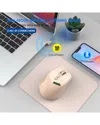 3p Experts 2.4g+bt Dual Mode Wireless Mouse In Neutral
