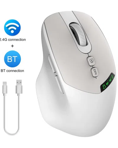 3p Experts 2.4g+bt Dual Mode Wireless Mouse In Silver