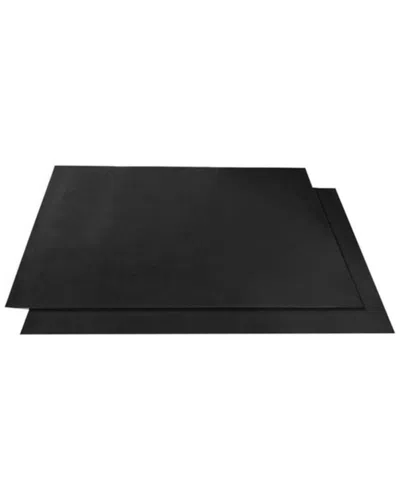 3p Experts 2pc Heavy Duty Bbq Grill Mats In Black