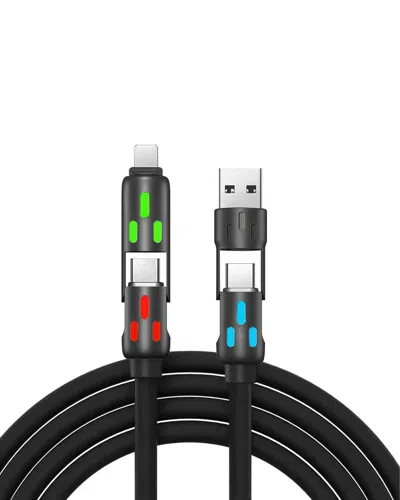 3p Experts 4-in-1 Fast Data Cable - 5ft Long