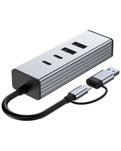 3p Experts 4-in-1 Usb-c Superspeed+ Hu In Silver
