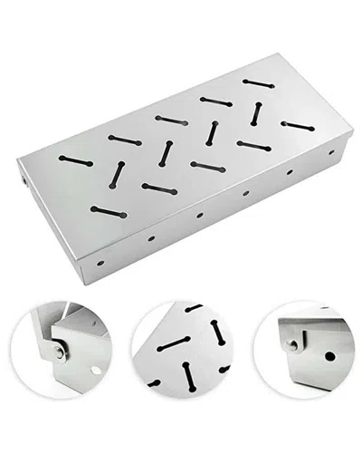 3p Experts Bbq Smoker Box In Silver