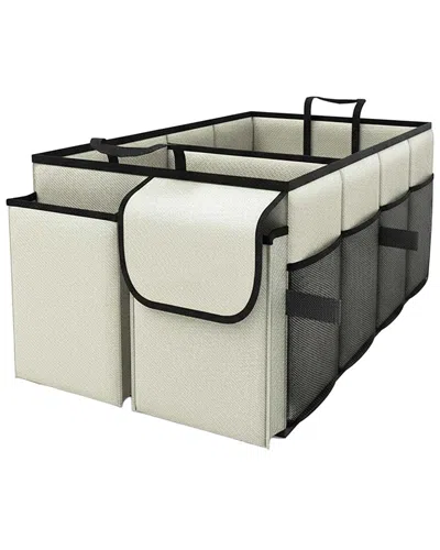 3p Experts Foldable Trunk Organizer In Green