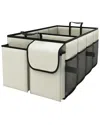 3p Experts Foldable Trunk Organizer In White