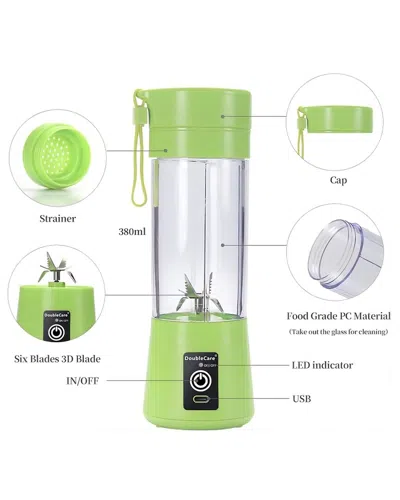 3p Experts Just Mix Go Mini Travel Juicer In Green