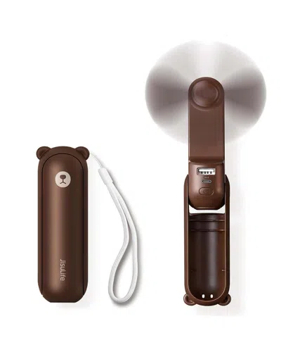 3p Experts Quick & Cool Handheld Fan In Brown