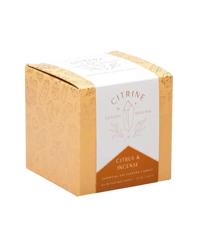 3P EXPERTS 3P EXPERTS SET OF 2 CITRINE 11OZ SELF CARE CANDLES