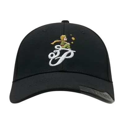 3paradis 3.paradis A-003-63 Wool With Embroidered Details Baseball Cap In Black