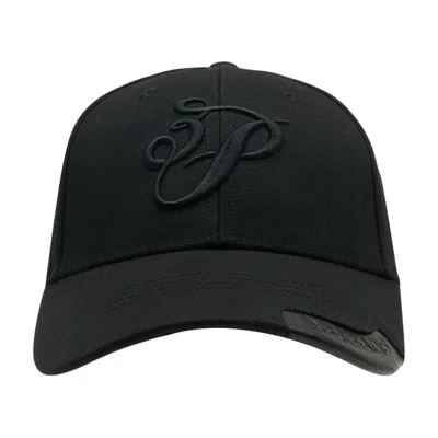 3paradis 3.paradis A-003-co-m Wool Baseball Cap In Black