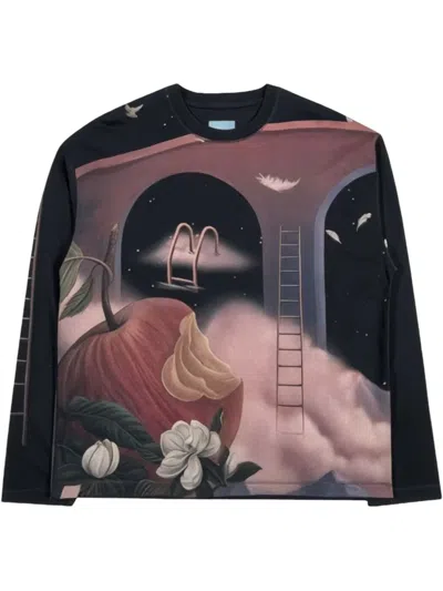 3paradis Apple T-shirt In Black