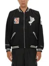 3paradis 3.paradis Varsity Jacket In Black