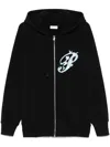 3paradis 3.paradis Zip Sweatshirt. In Black