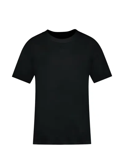 3paradis Embroidered T-shirt In Black