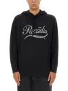3paradis 3.paradis Relaxed Fit Black Hoodie