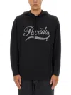 3paradis 3.paradis Relaxed Fit Black Hoodie In Black