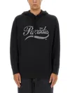 3paradis 3.paradis Relaxed Fit Black Hoodie In Black