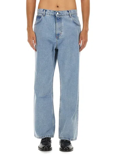 3paradis Carpenter Straight Jeans In Blue